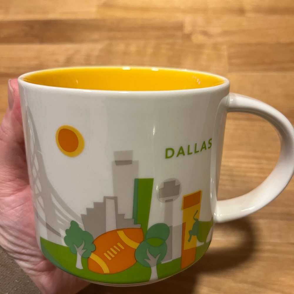 Dallas Starbucks city mug. You are here collection.